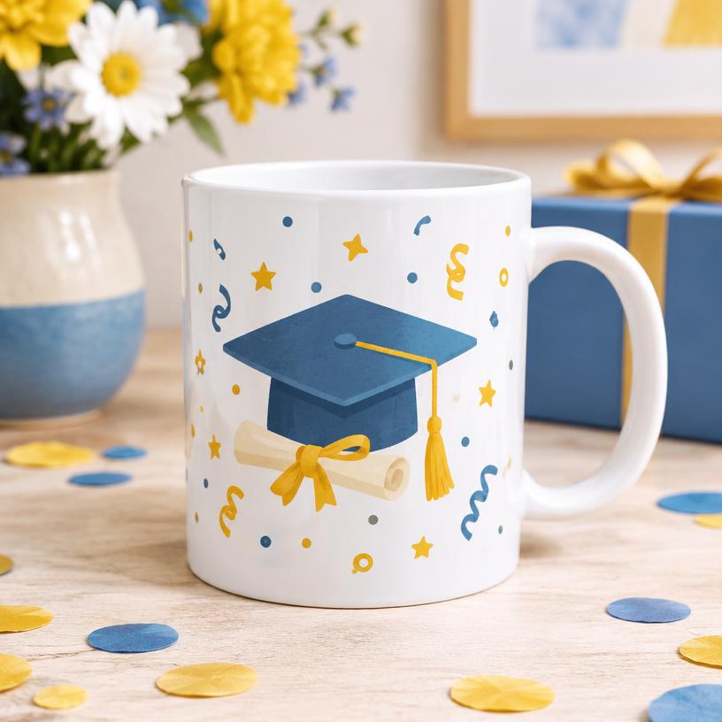 Taza personalizada para graduación